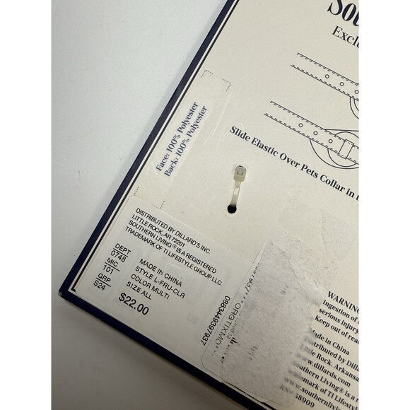 Southern Living Exclusively At Dillards Pet Collar Charms Pineapple & Watermelon - Picture 6 of 6